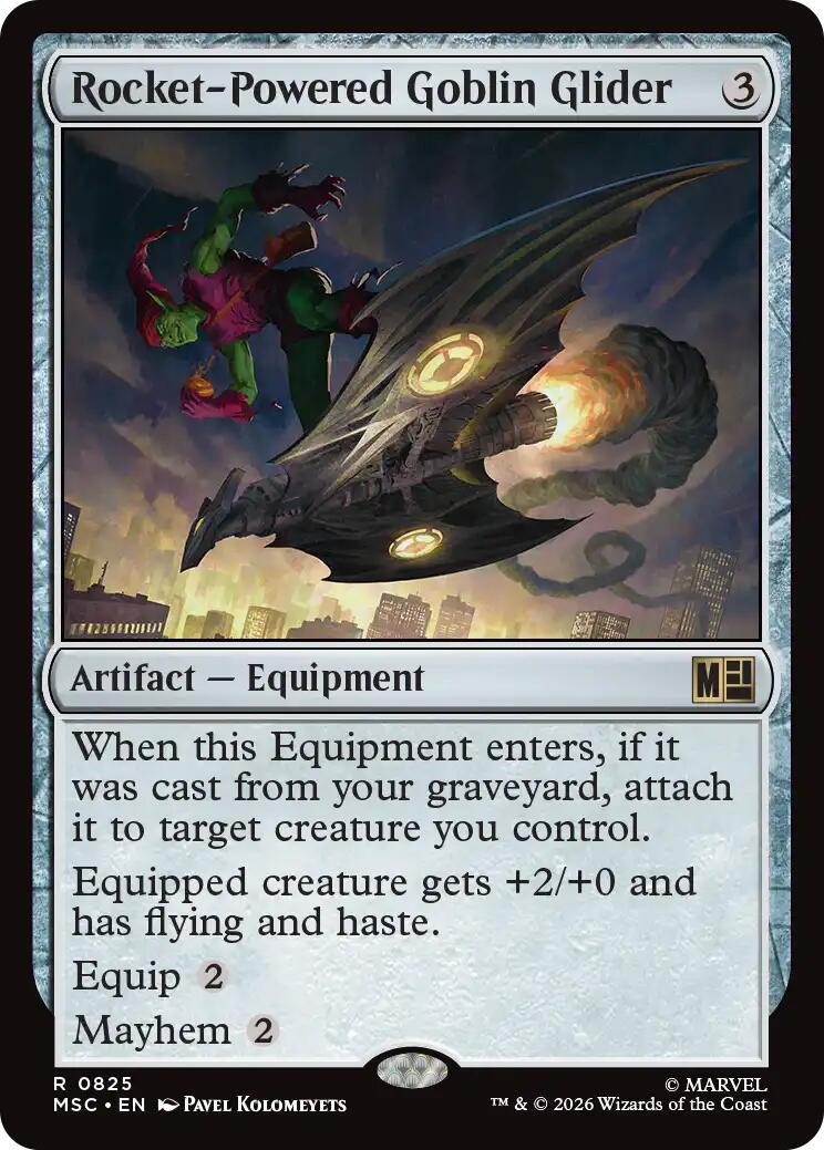 Rocket-Powered Goblin Glider [MSC - 825]