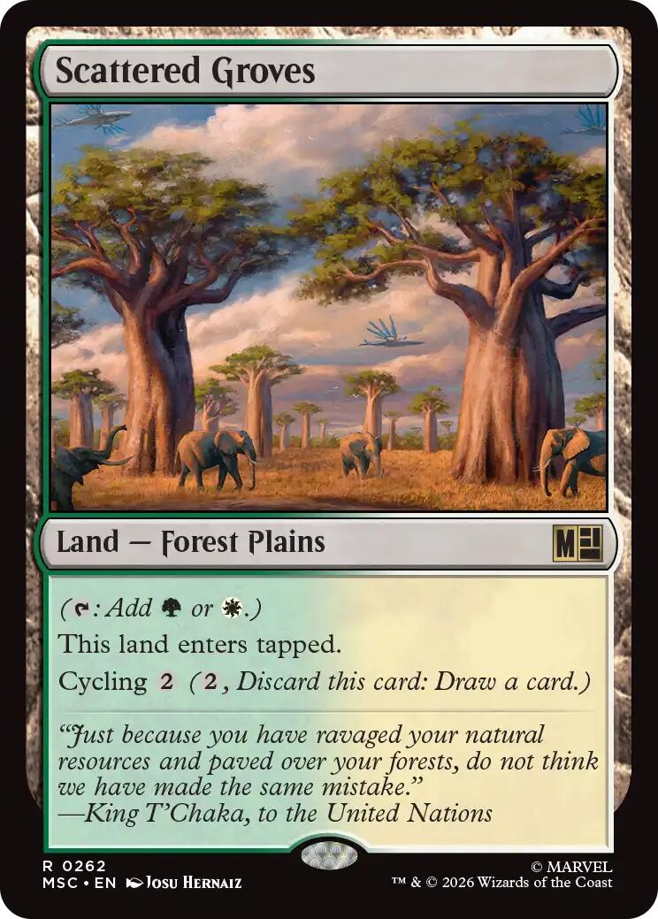 Scattered Groves [MSC - 262]