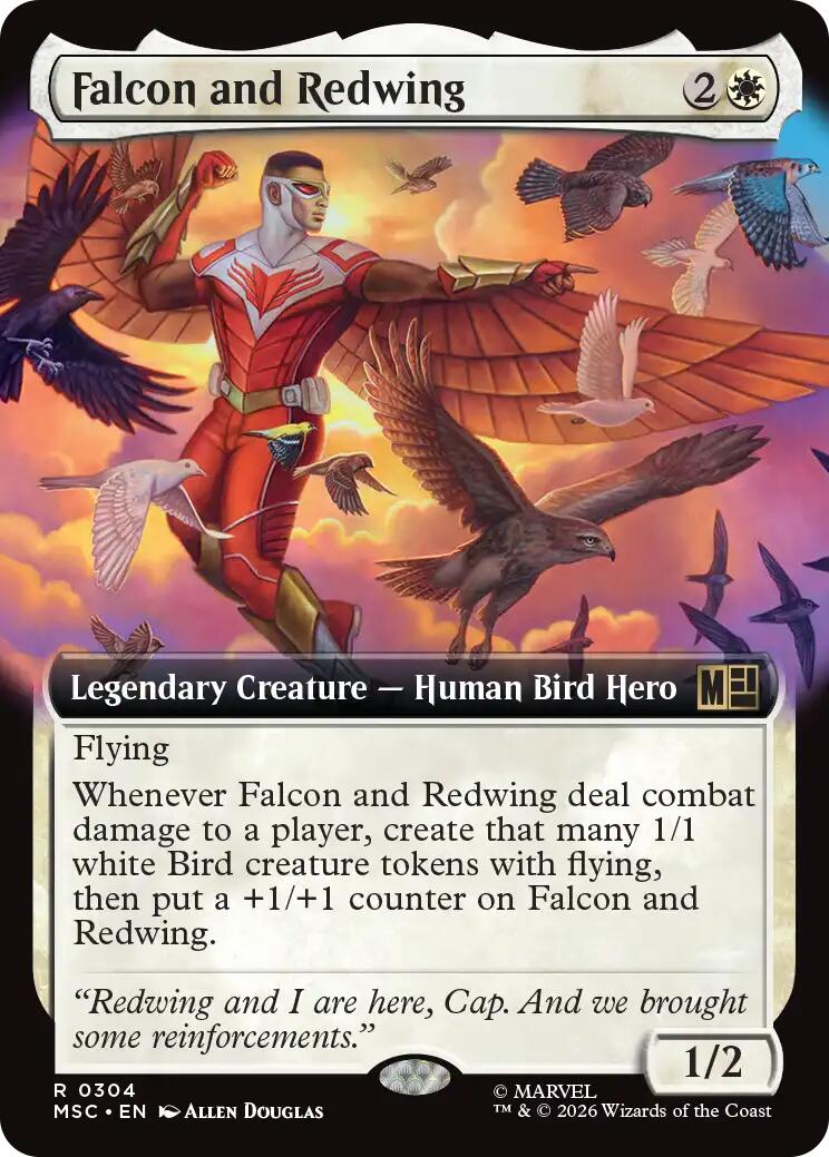 Falcon and Redwing (Extended Art) [MSC - 304]