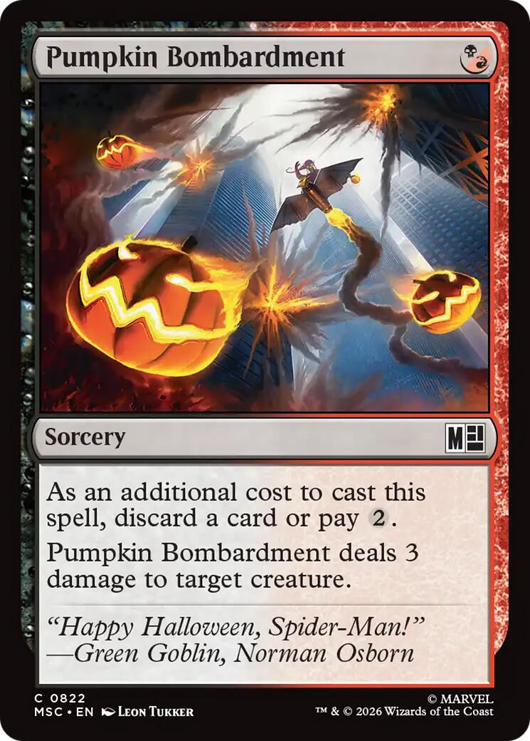 Pumpkin Bombardment [MSC - 822]