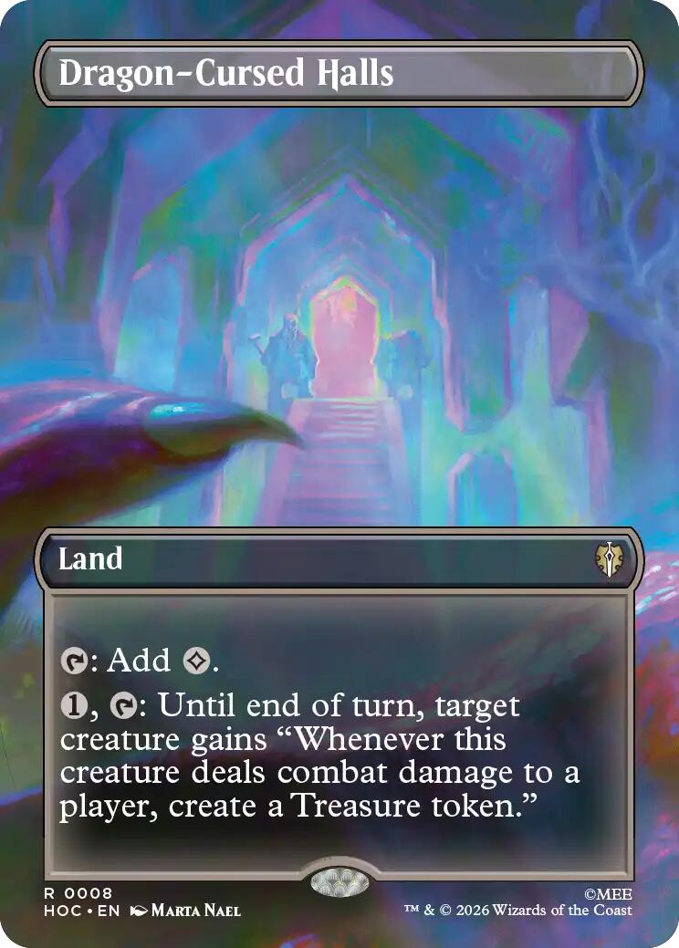 Dragon-Cursed Halls (Borderless) [HOC - 8]