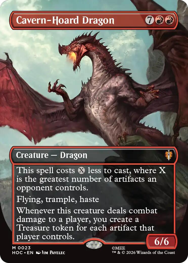 Cavern-Hoard Dragon (Borderless) [HOC - 23]