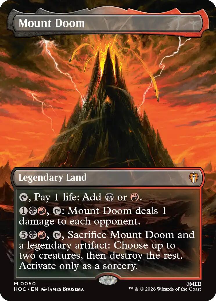Mount Doom (Borderless) [HOC - 50]