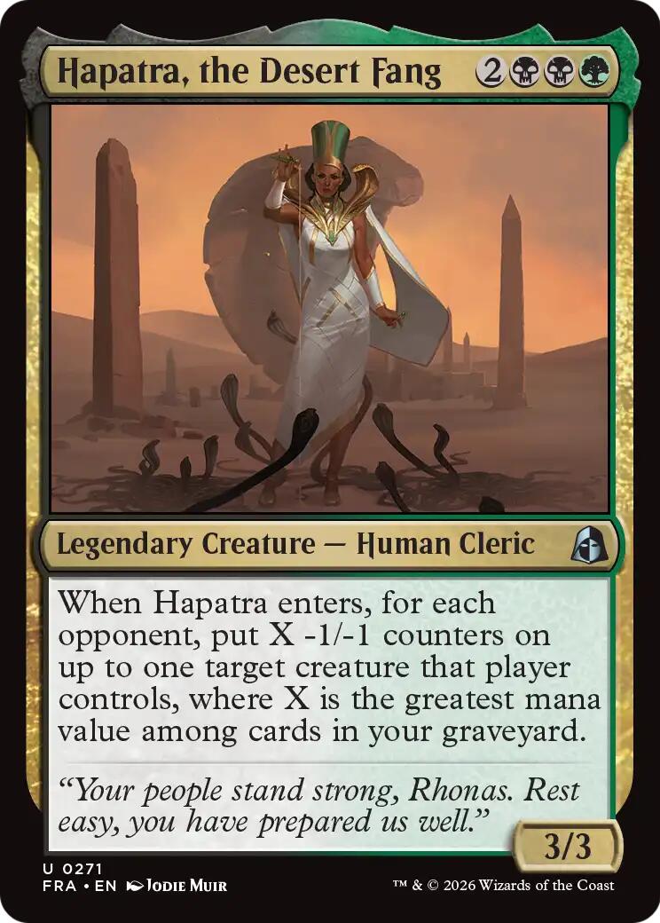 Hapatra, the Desert Fang [FRA - 271]
