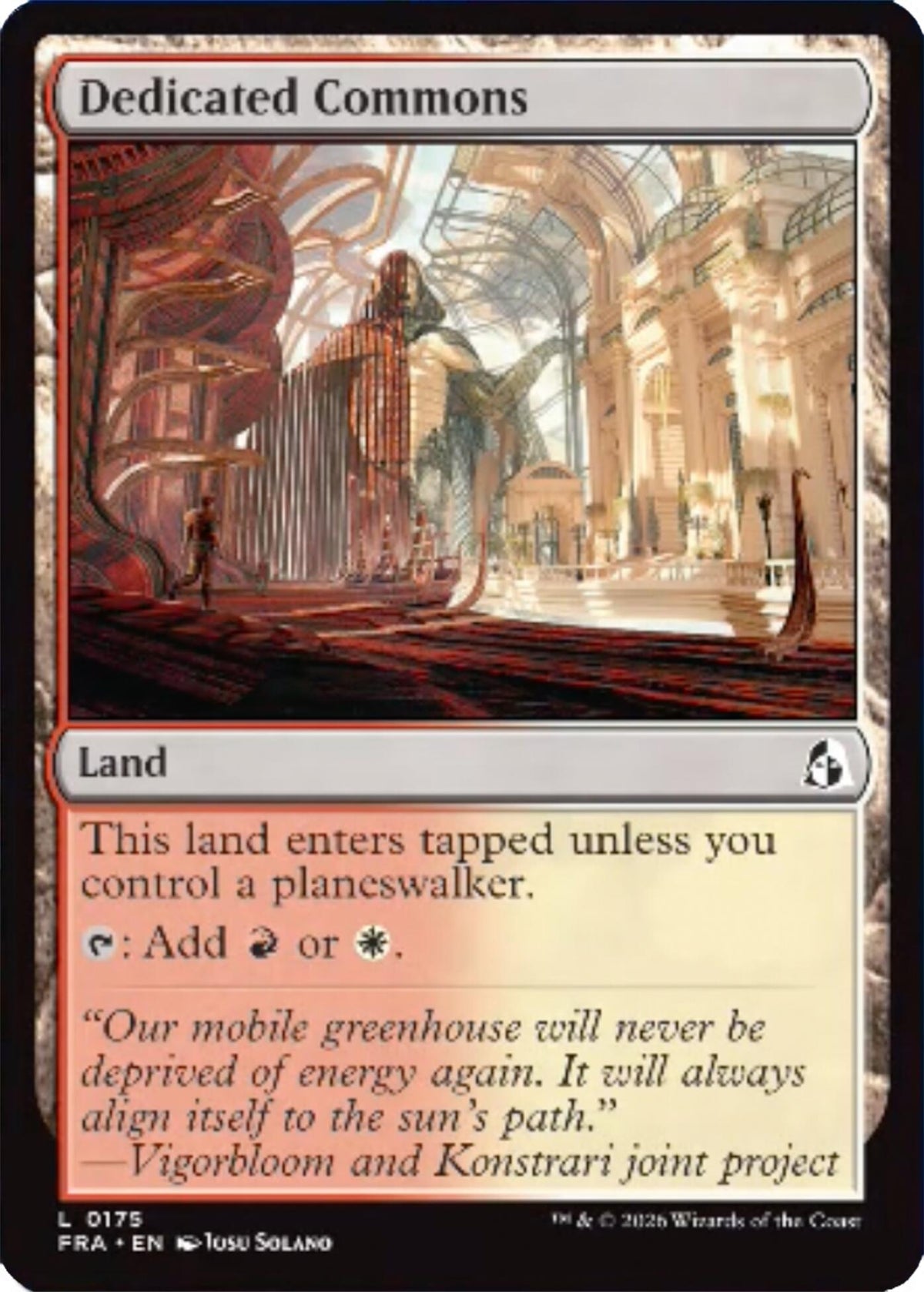Dedicated Commons [FRA - 175]