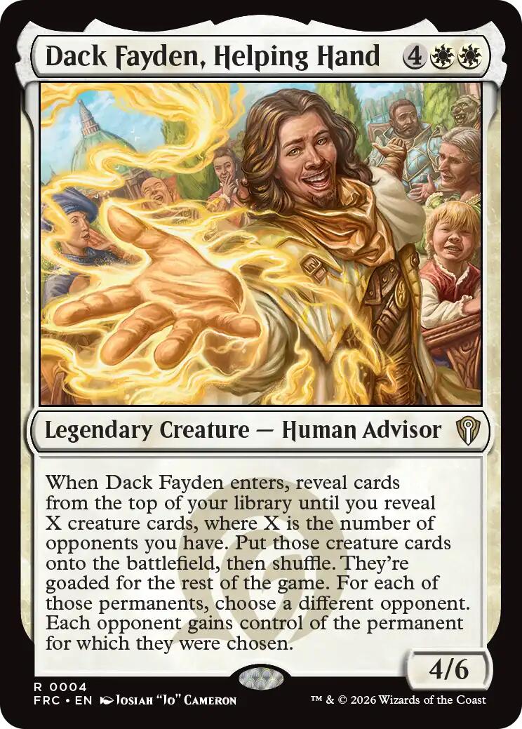 Dack Fayden, Helping Hand [FRC - 4]